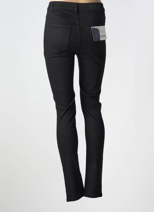 Jeans skinny taille haute taille haute noir BASE LEVEL femme
