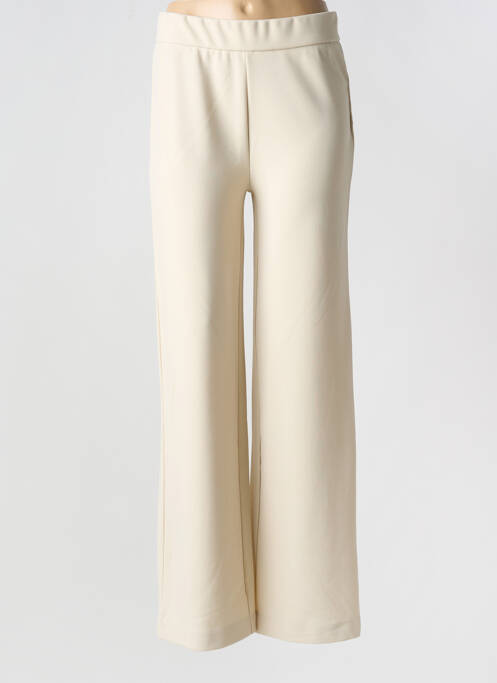 Pantalon flare beige BASE LEVEL pour femme