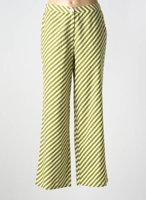 Pantalon large vert COMPAÑIA FANTASTICA pour femme