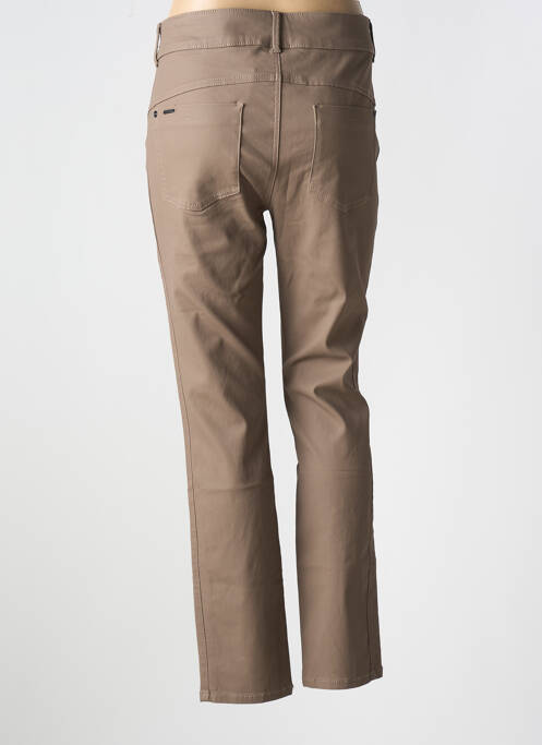 Pantalon slim marron STREET ONE pour femme