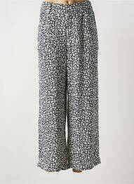 Pantalon large fermeture zippée sous rabat boutonné taille normale bleu STREET ONE femme
