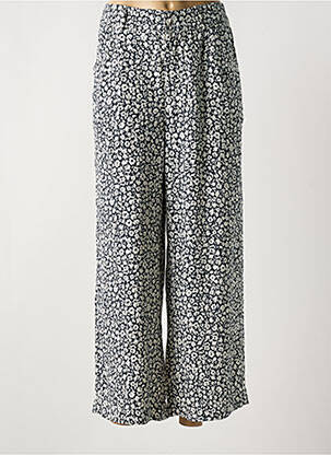 Pantalon large fermeture zippée sous rabat boutonné taille normale bleu STREET ONE femme