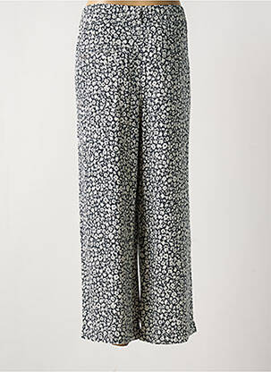 Pantalon large tissage popeline taille normale bleu STREET ONE femme