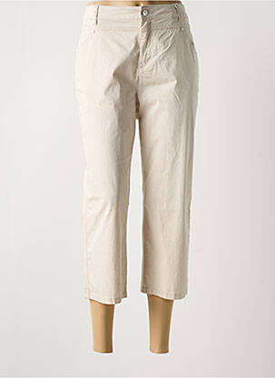 Pantacourt coupe droite taille normale beige STREET ONE femme