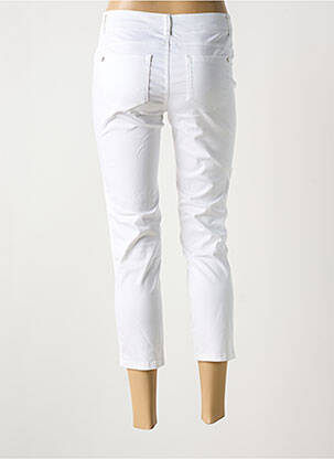 Pantalon 7/8 stretch taille normale blanc STREET ONE femme
