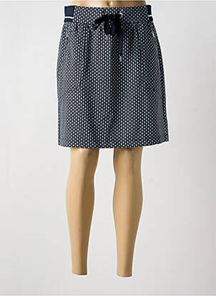 Jupe mi-longue stretch bleu STREET ONE femme