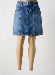 Jupe courte poches bleu STREET ONE femme