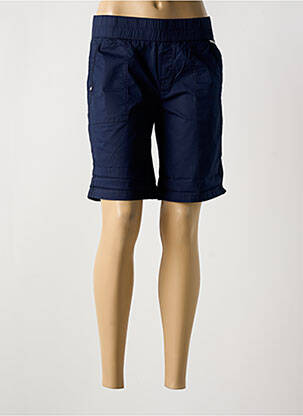 Bermuda taille élastique taille normale bleu STREET ONE femme