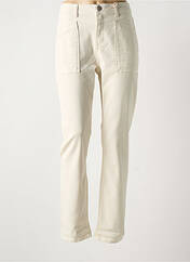 Jeans coupe slim beige STREET ONE pour femme seconde vue