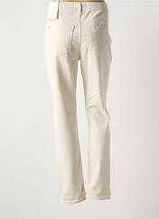 Jeans coupe slim beige STREET ONE pour femme seconde vue