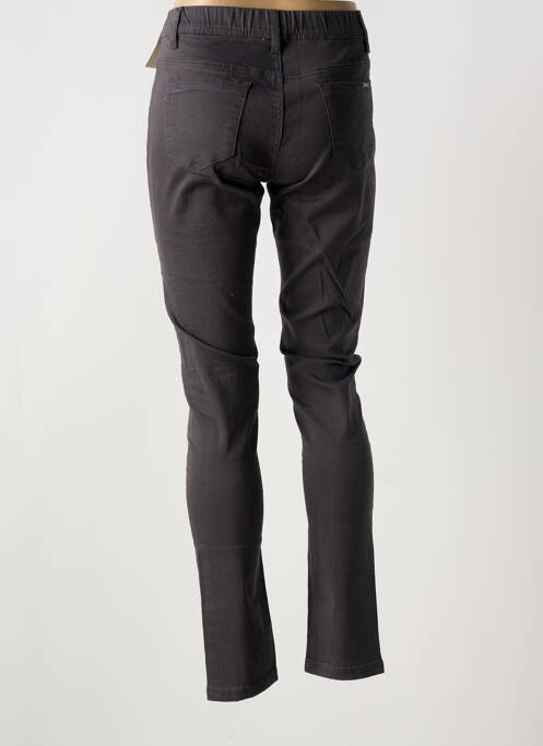 Jeans coupe slim gris QUATRE VINGT JOURS pour femme