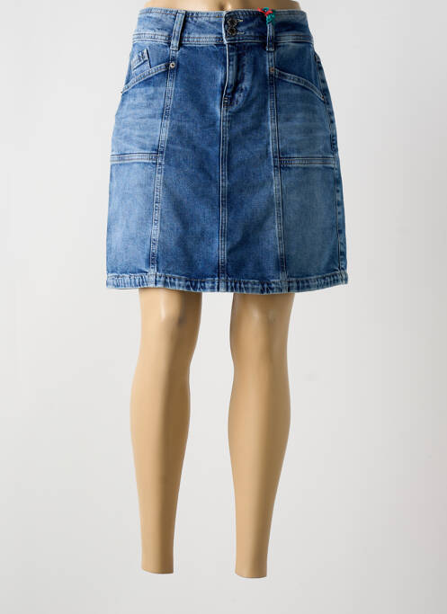 Jupe courte bleu STREET ONE pour femme