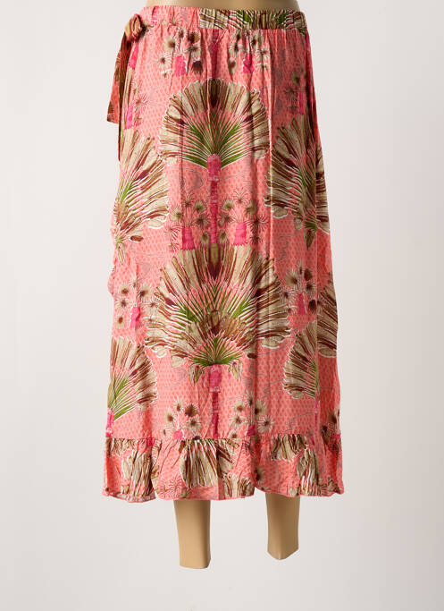 Jupe longue rose IVY BEAU pour femme