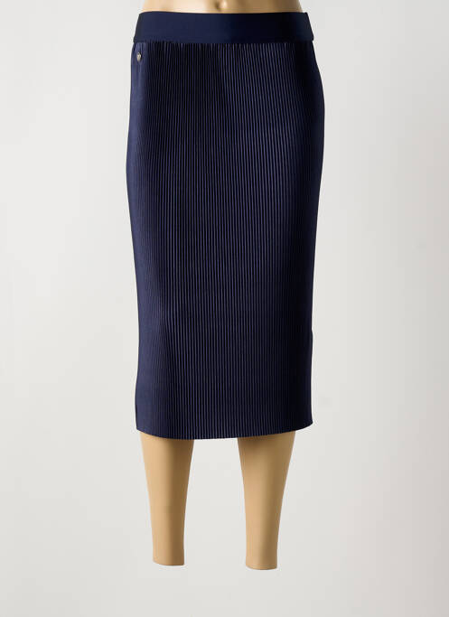 Jupe mi-longue bleu STREET ONE pour femme