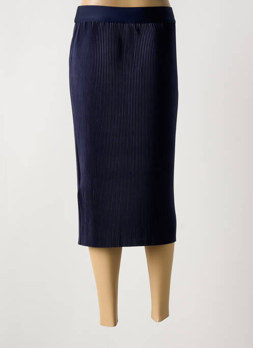 Jupe mi-longue bleu STREET ONE femme