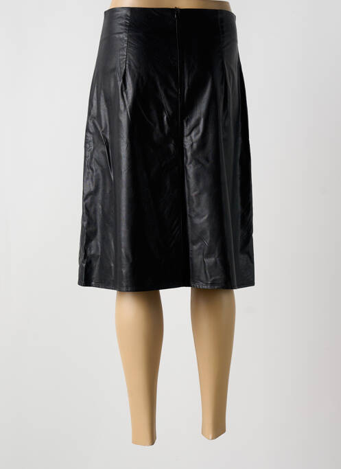 Jupe mi-longue noir QUATRE VINGT JOURS pour femme