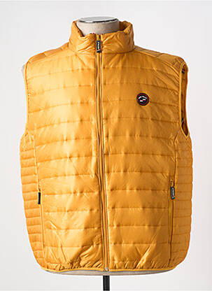 Doudoune poches sans capuche jaune OAKS VALLEY homme