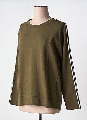 Sweat-shirt stretch manches longues vert HUBLOT femme