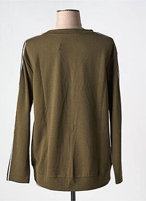 Sweat-shirt stretch manches longues vert HUBLOT femme