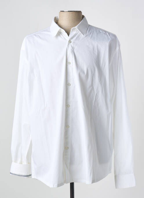 Chemise manches longues blanc HUBLOT pour homme