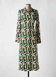 Robe longue manches longues manches longues vert COMPAÑIA FANTASTICA femme