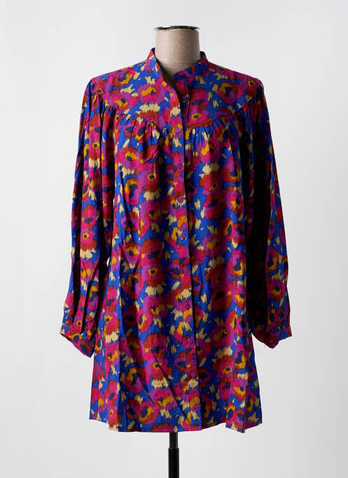 Robe courte bleu COMPAÑIA FANTASTICA pour femme