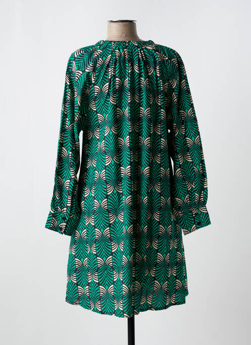 Robe courte vert COMPAÑIA FANTASTICA pour femme