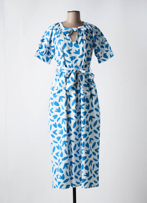 Robe longue bleu COMPAÑIA FANTASTICA pour femme