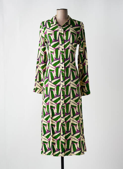 Robe longue vert COMPAÑIA FANTASTICA pour femme