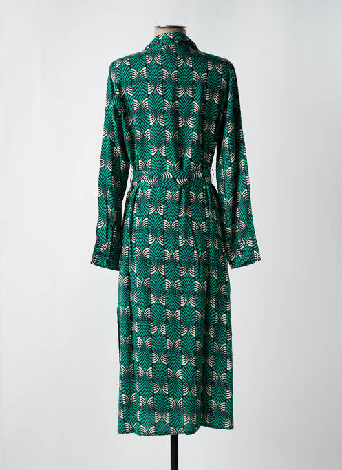 Robe longue vert COMPAÑIA FANTASTICA pour femme