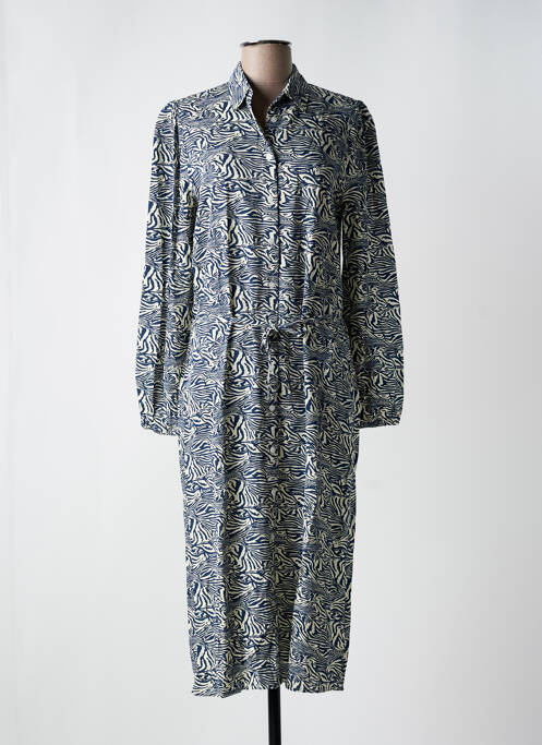 Robe mi-longue bleu IVY BEAU pour femme