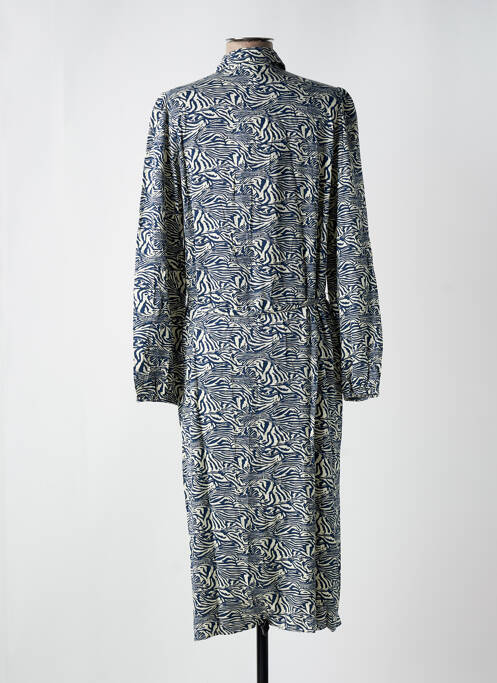 Robe mi-longue bleu IVY BEAU pour femme