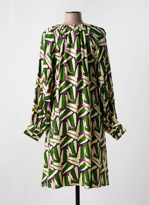 Robe mi-longue vert COMPAÑIA FANTASTICA pour femme