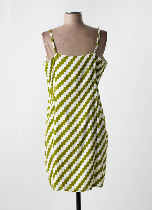 Robe mi-longue vert COMPAÑIA FANTASTICA pour femme