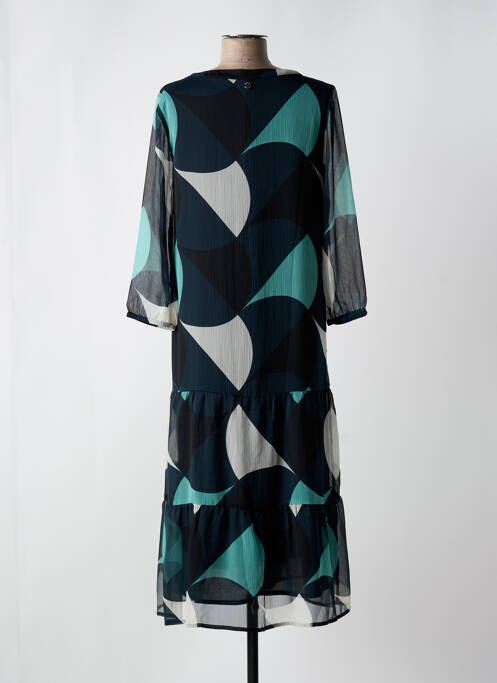 Robe mi-longue vert STREET ONE pour femme