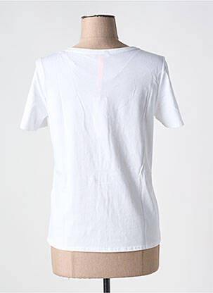 T-shirt sérigraphie floquée manches courtes blanc STREET ONE femme