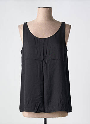 Débardeur coupe droite sans manche noir STREET ONE femme