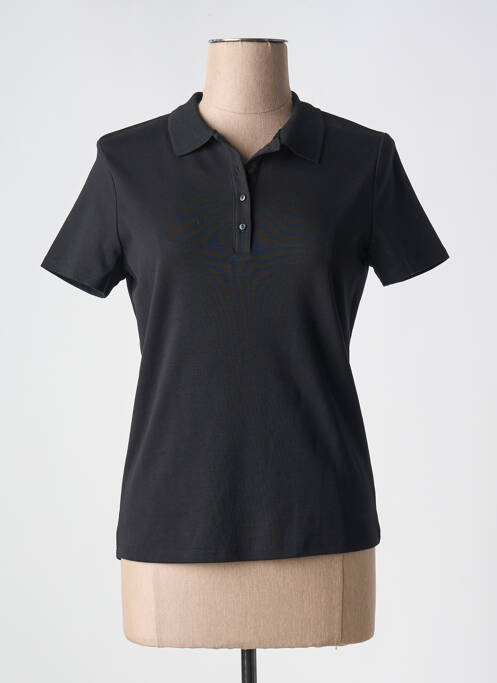 Polo noir STREET ONE pour femme