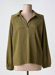 Blouse manches longues manches longues vert IVY BEAU femme