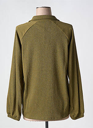 Blouse manches longues manches longues vert IVY BEAU femme