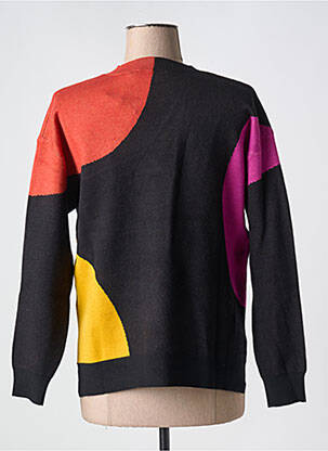 Pull coupe droite manches longues noir COMPAÑIA FANTASTICA femme