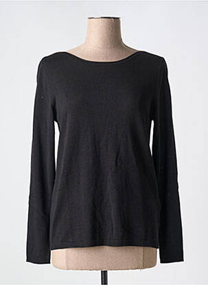 Pull coupe cintrée manches longues noir STREET ONE femme