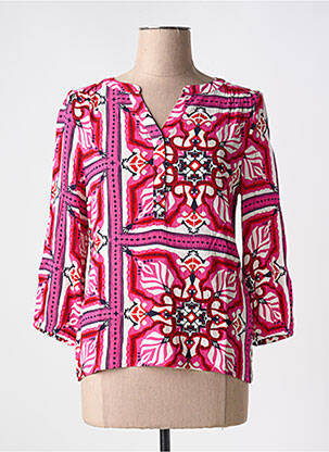 Blouse imprimé fleurs manches 3/4 rose STREET ONE femme