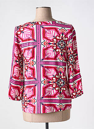 Blouse imprimé fleurs manches 3/4 rose STREET ONE femme