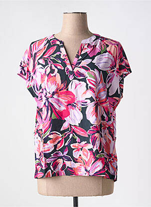 T-shirt coupe droite manches courtes rose STREET ONE femme