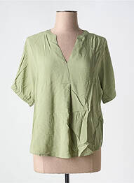 Blouse manches courtes manches courtes vert STREET ONE femme