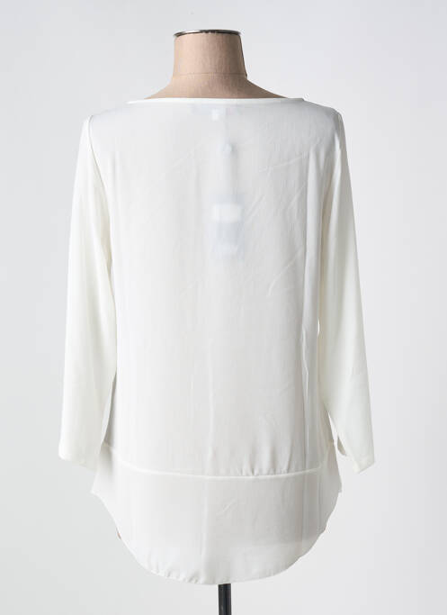 Tunique manches longues blanc QUATRE VINGT JOURS pour femme