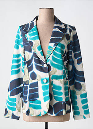 Blazer coupe cintrée bleu IVY BEAU femme