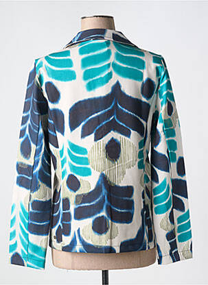 Blazer coupe cintrée bleu IVY BEAU femme