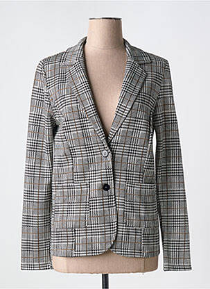 Blazer poches gris IVY BEAU femme
